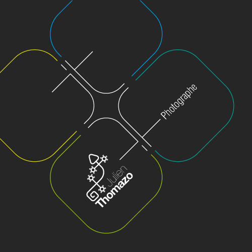 Création Logo et carte de visite du Photographe Montpelliérain Julien Thomazo