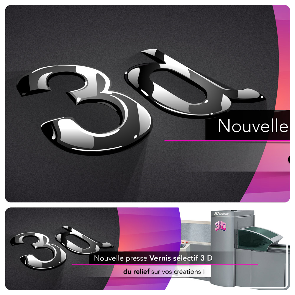 Création d'une illustration effet 3d pour une banière de web marketing