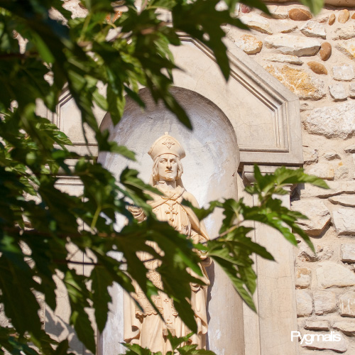 Photographie de St Charles (Domaine) dans un contexte végétal minéral