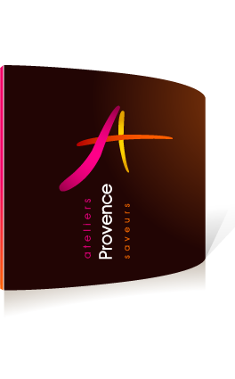 Exemple Header : logo Atelier Provence Saveurs