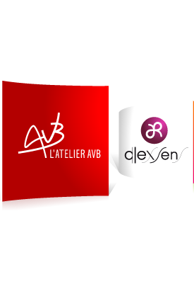 Exemples Header : logo Atelier AVB - logo AR